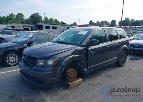 2018 Dodge Journey Se from USA, damaged, VIN 3C4PDCAB3JT527149